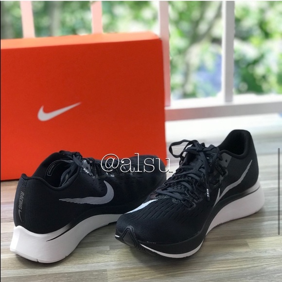 Nike Women’s Sneakers Zoom Fly Canvas Black - Picture 5 of 8